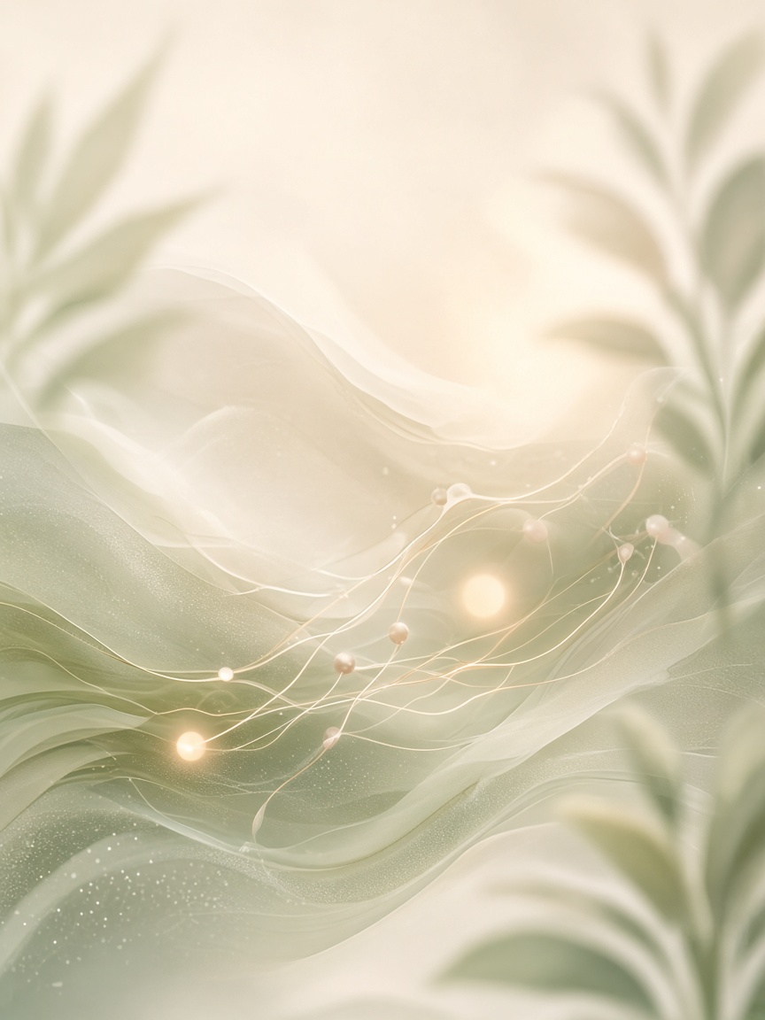 Soft abstract light suggesting calm thoughts and awareness